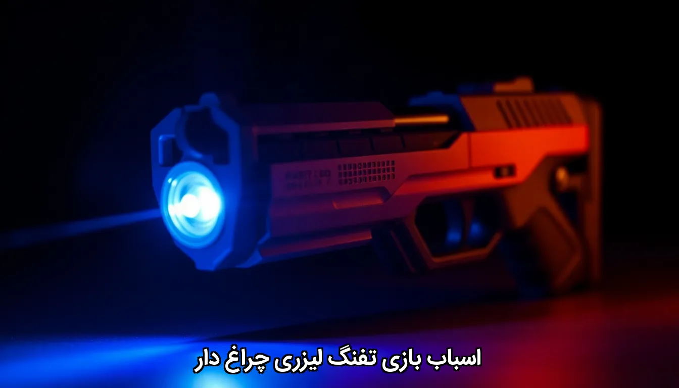 اسباب بازی تفنگ لیزری چراغ دار