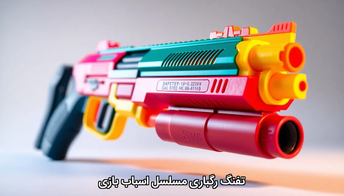 تفنگ رگباری مسلسل اسباب بازی