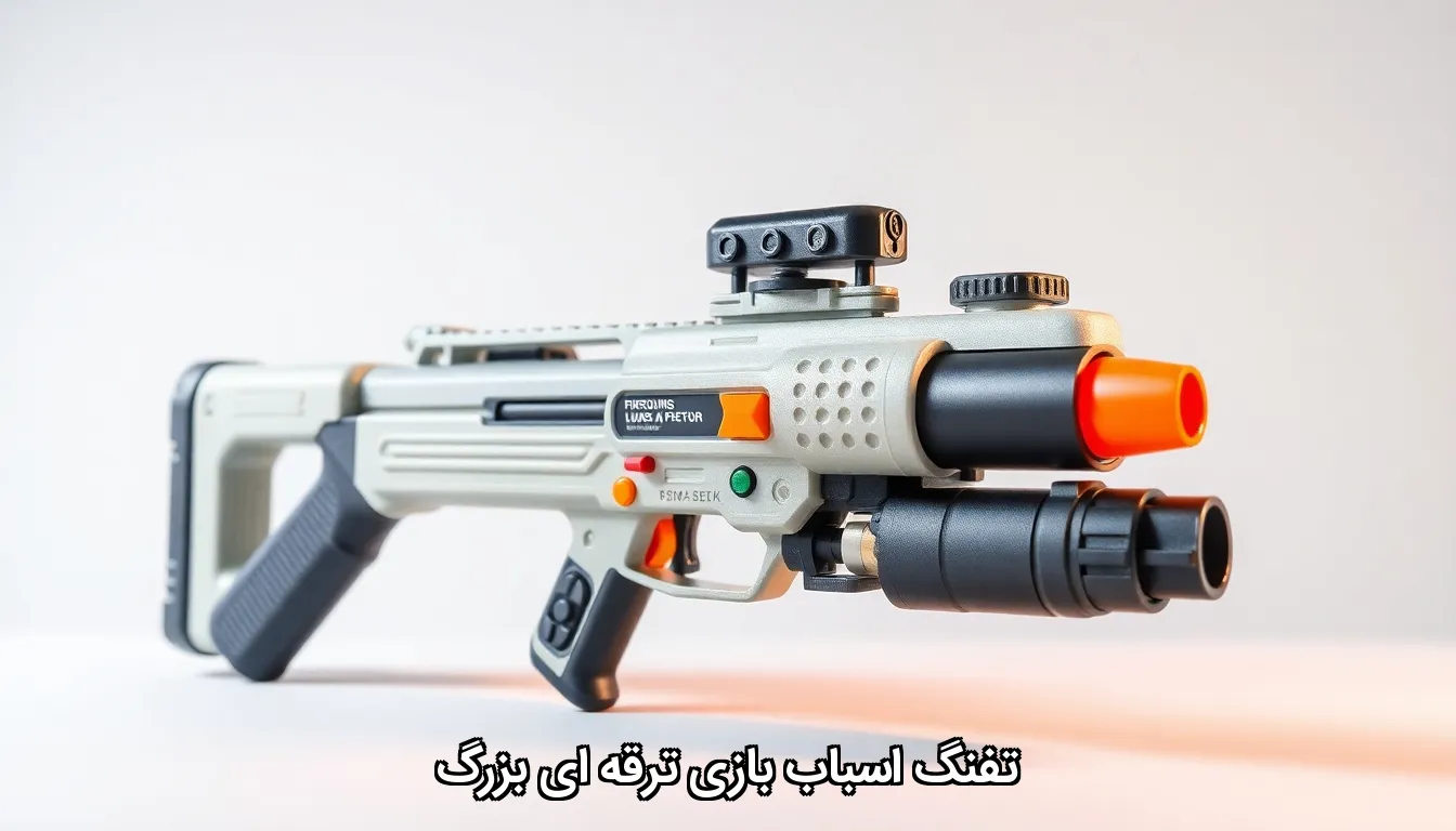 تفنگ اسباب بازی ترقه ای بزرگ