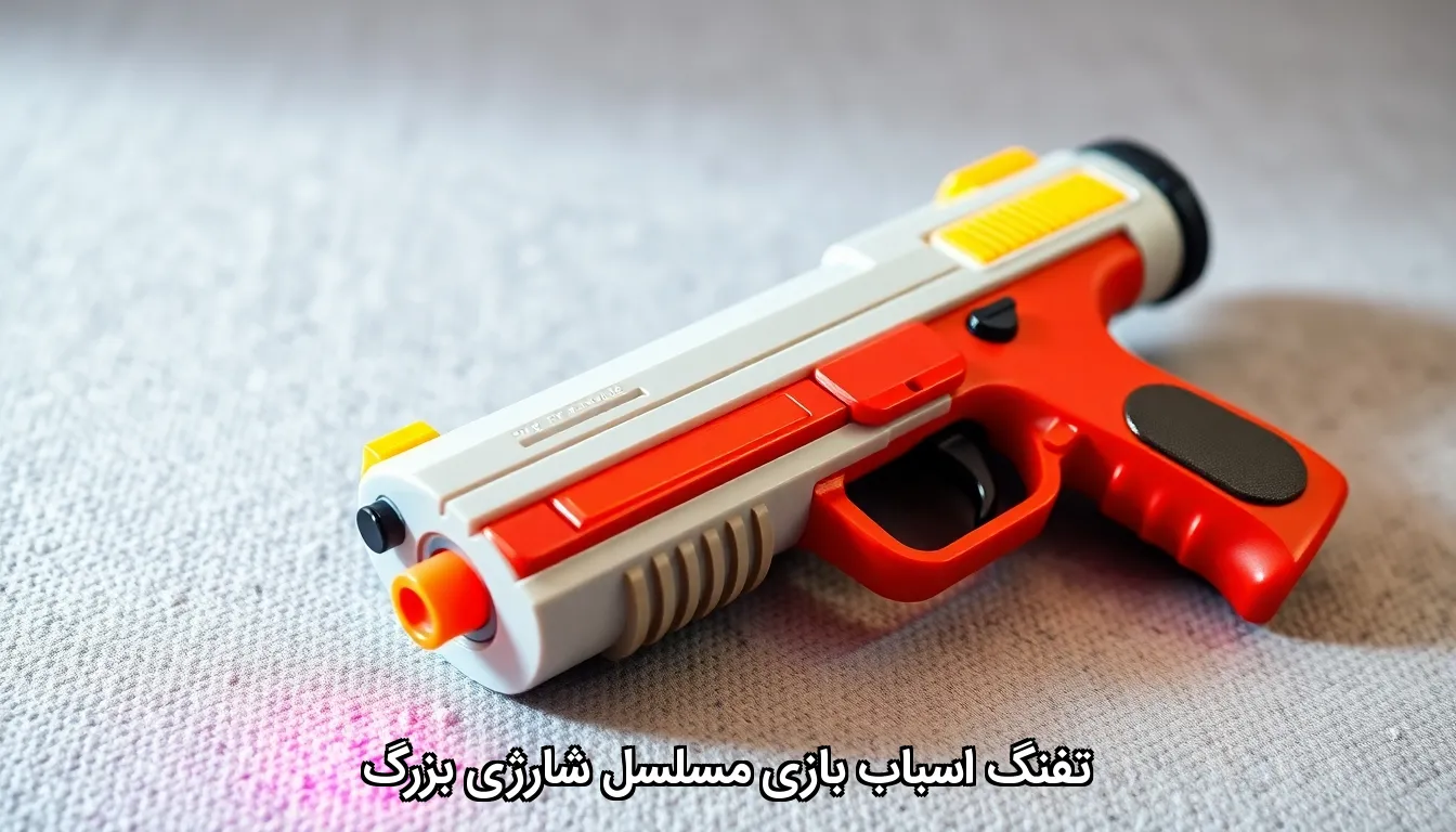 تفنگ اسباب بازی مسلسل شارژی بزرگ