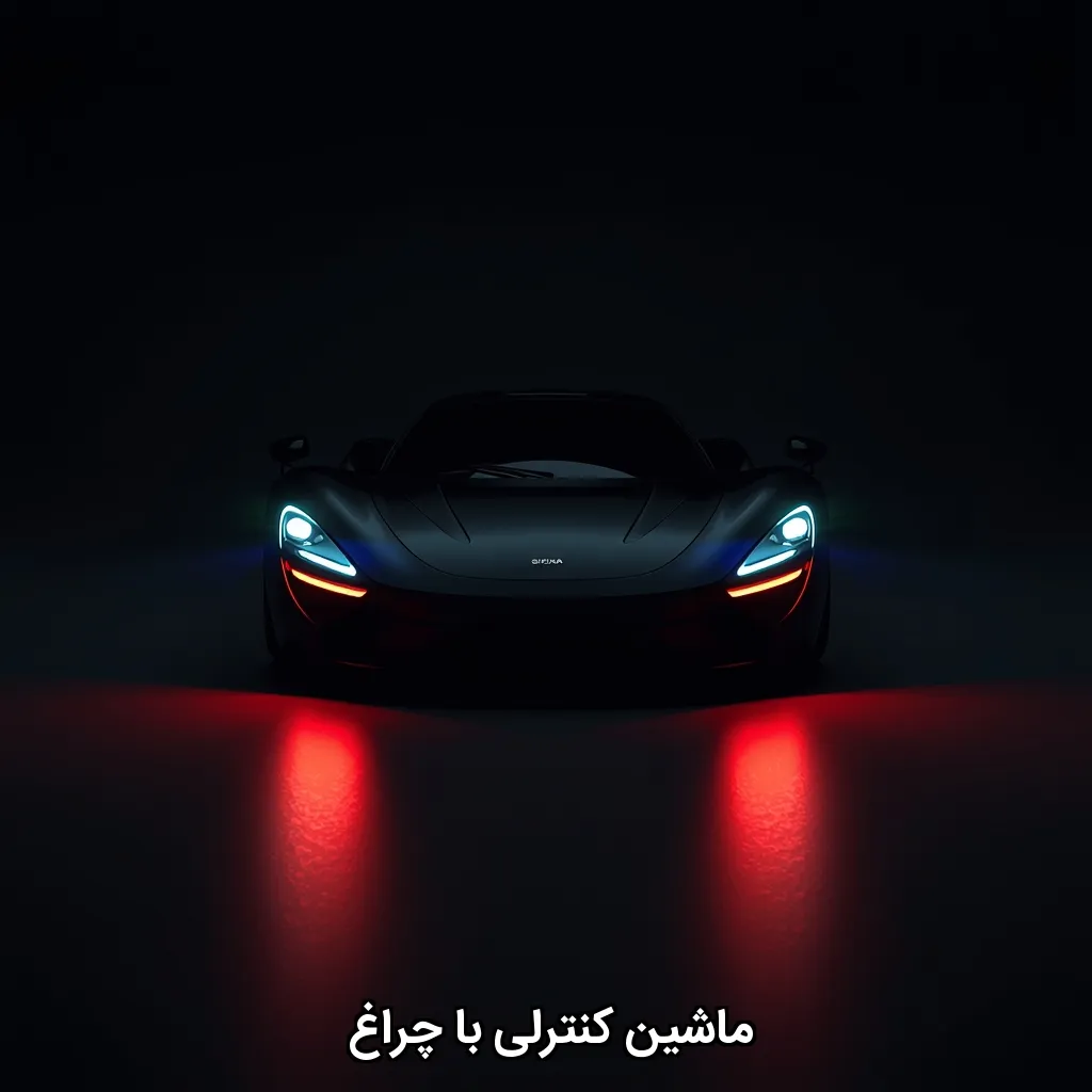 ماشین کنترلی با چراغ