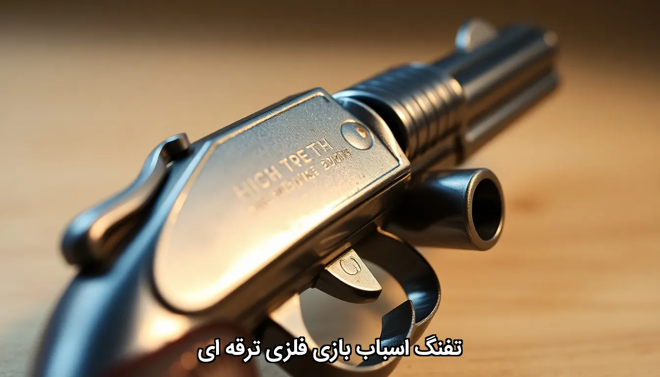 تفنگ اسباب بازی فلزی ترقه ای