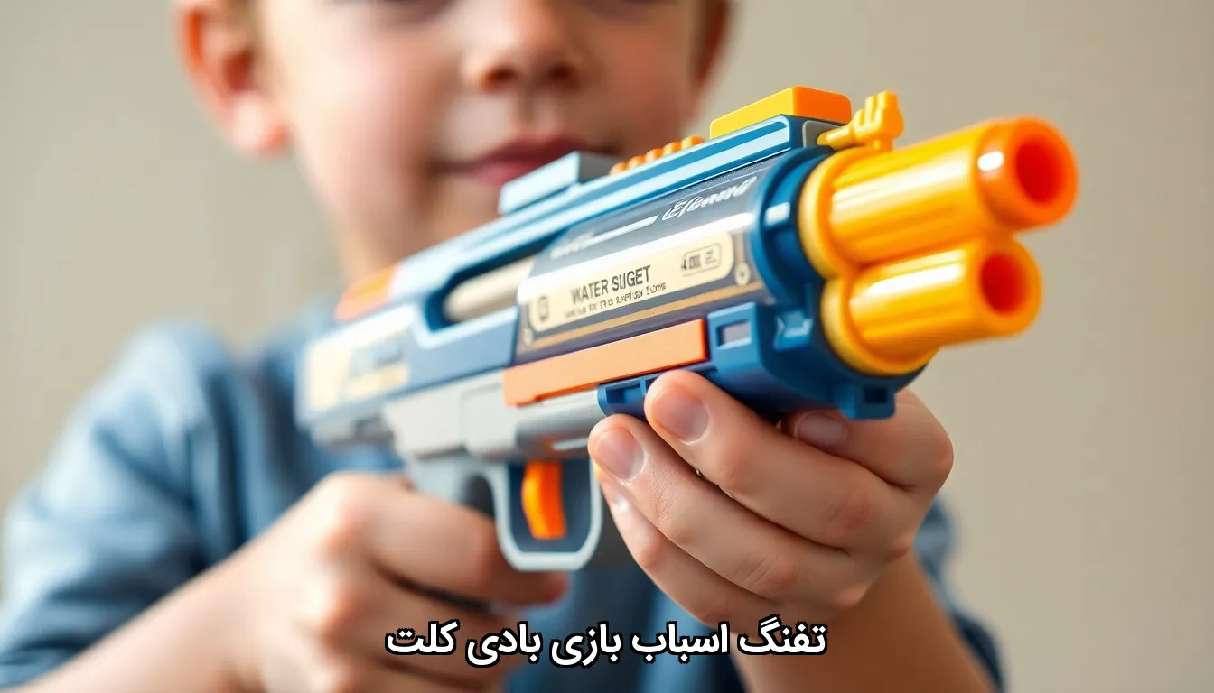تفنگ اسباب بازی بادی کلت