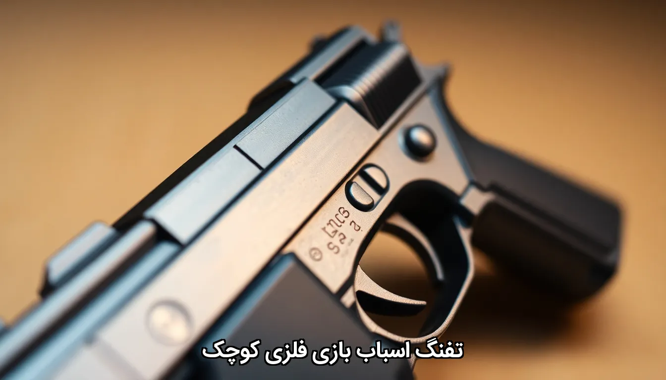 تفنگ اسباب بازی فلزی کوچک