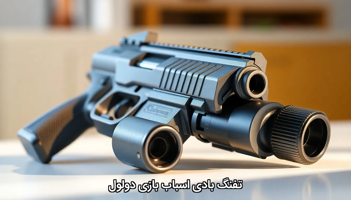 تفنگ بادی اسباب بازی دولول