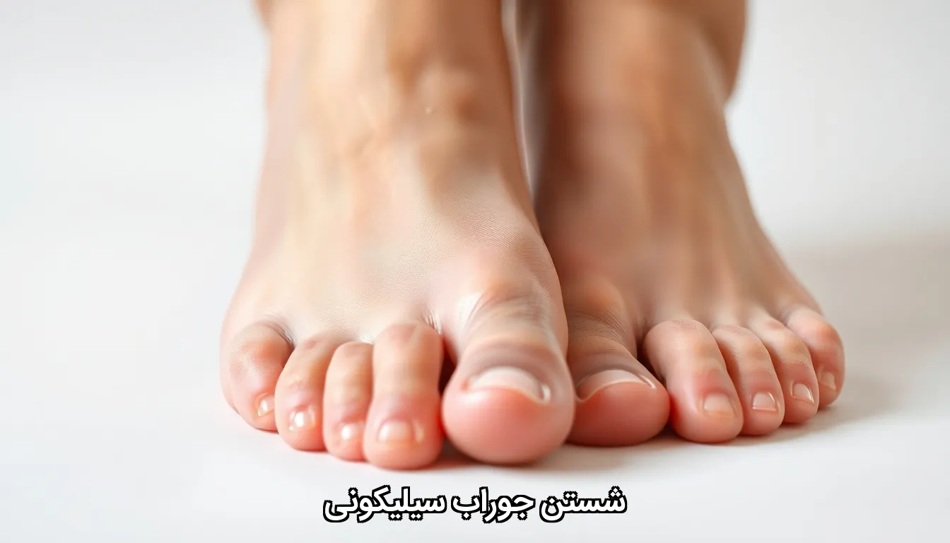 شستن جوراب سیلیکونی