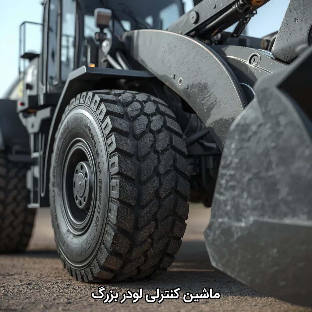 ماشین کنترلی لودر بزرگ