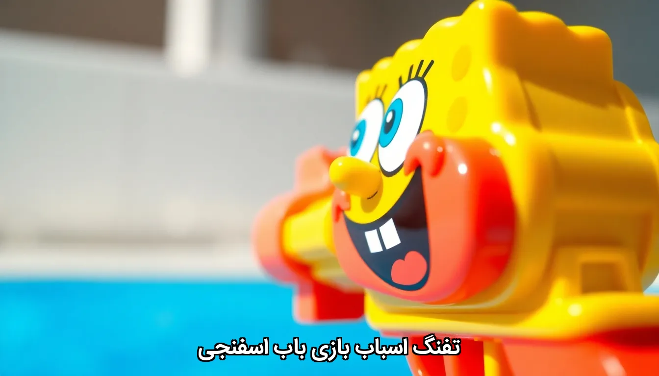 تفنگ اسباب بازی باب اسفنجی
