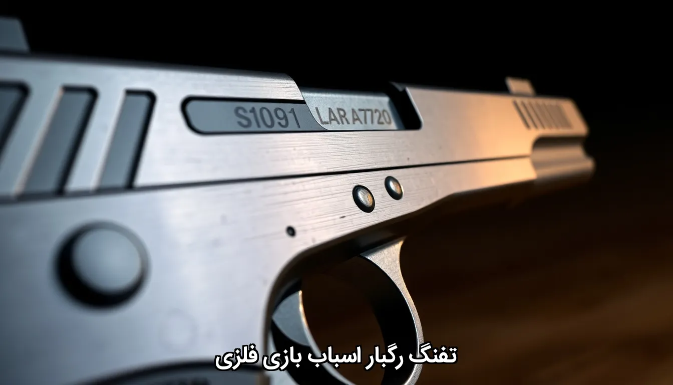 تفنگ رگبار اسباب بازی فلزی