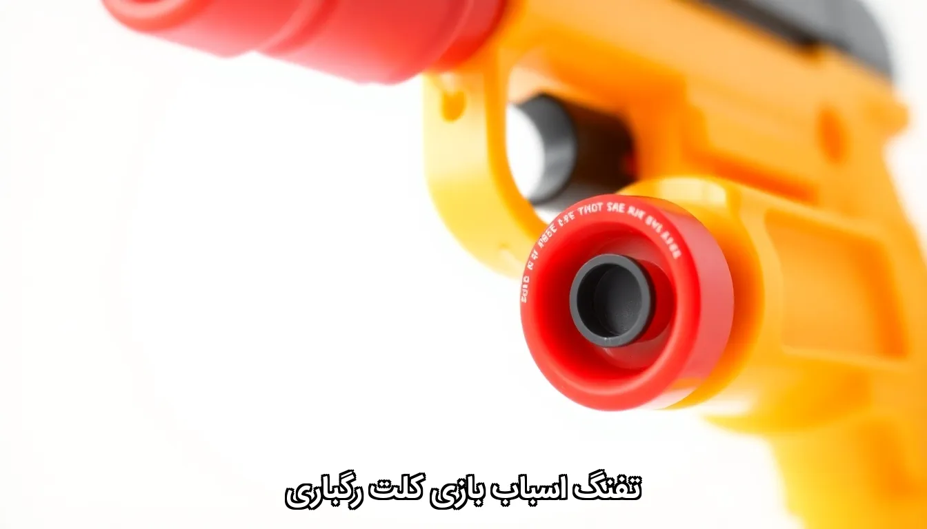 تفنگ اسباب بازی کلت رگباری