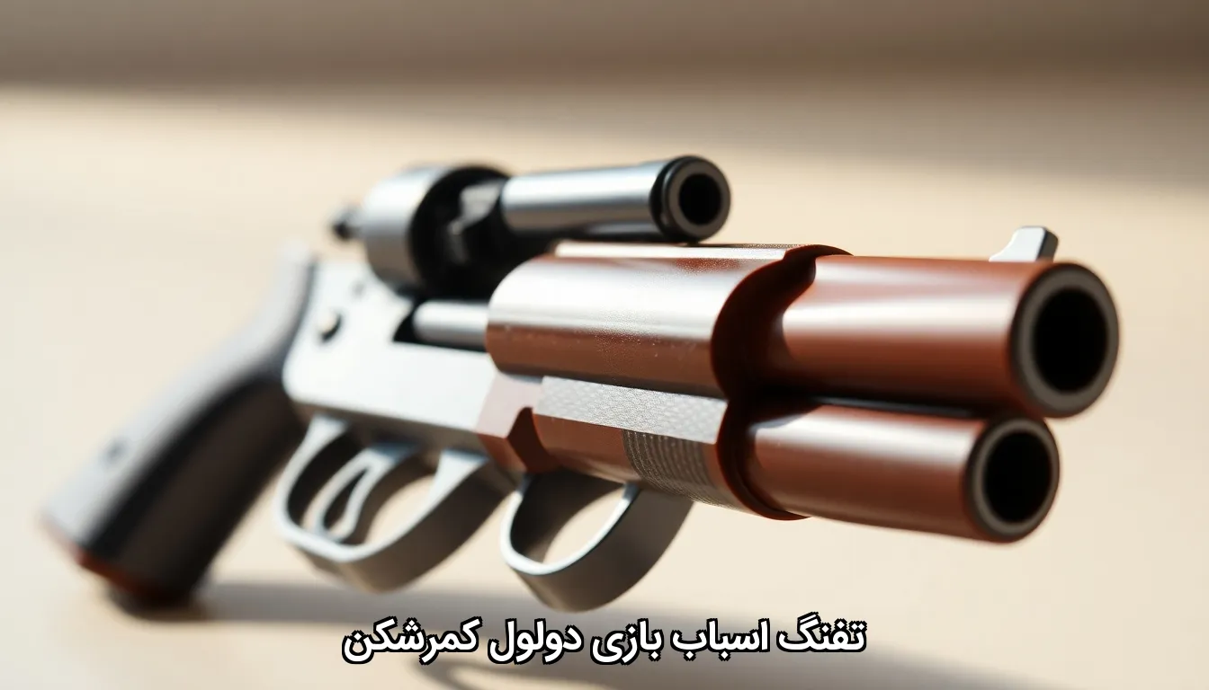 تفنگ اسباب بازی دولول کمرشکن
