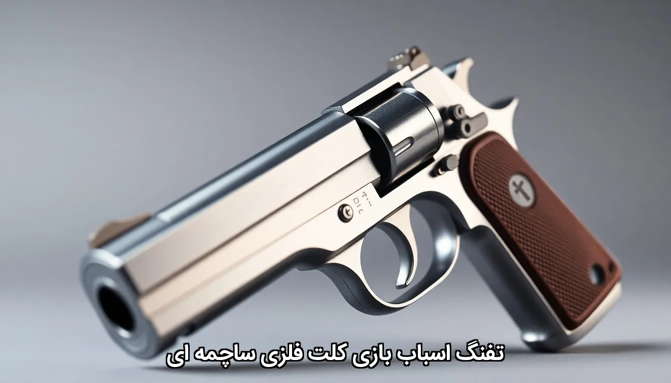 تفنگ اسباب بازی کلت فلزی ساچمه ای