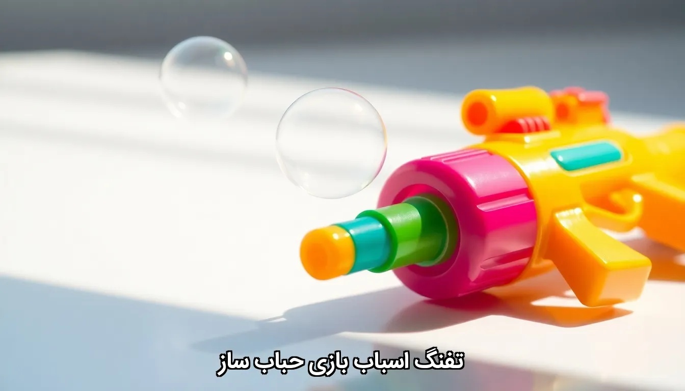 تفنگ اسباب بازی حباب ساز