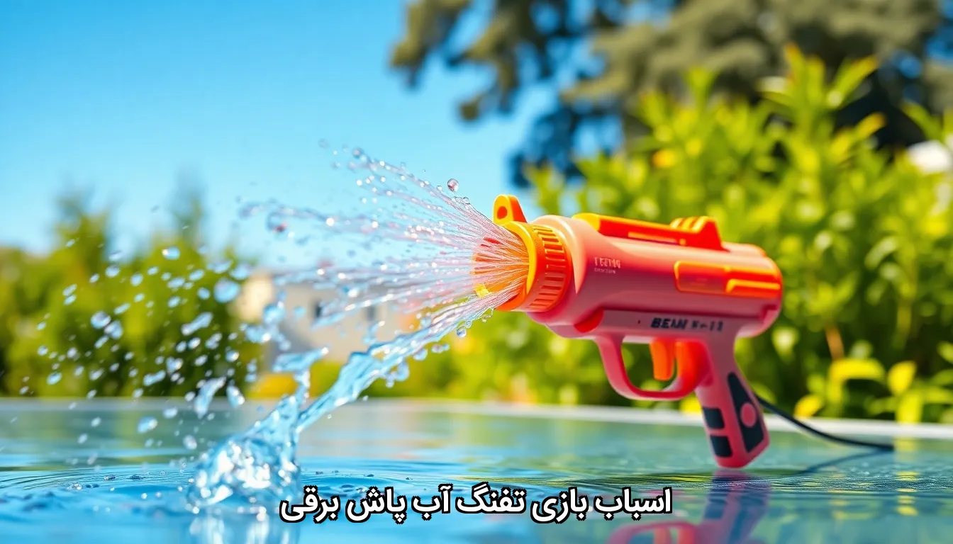 اسباب بازی تفنگ آب پاش برقی
