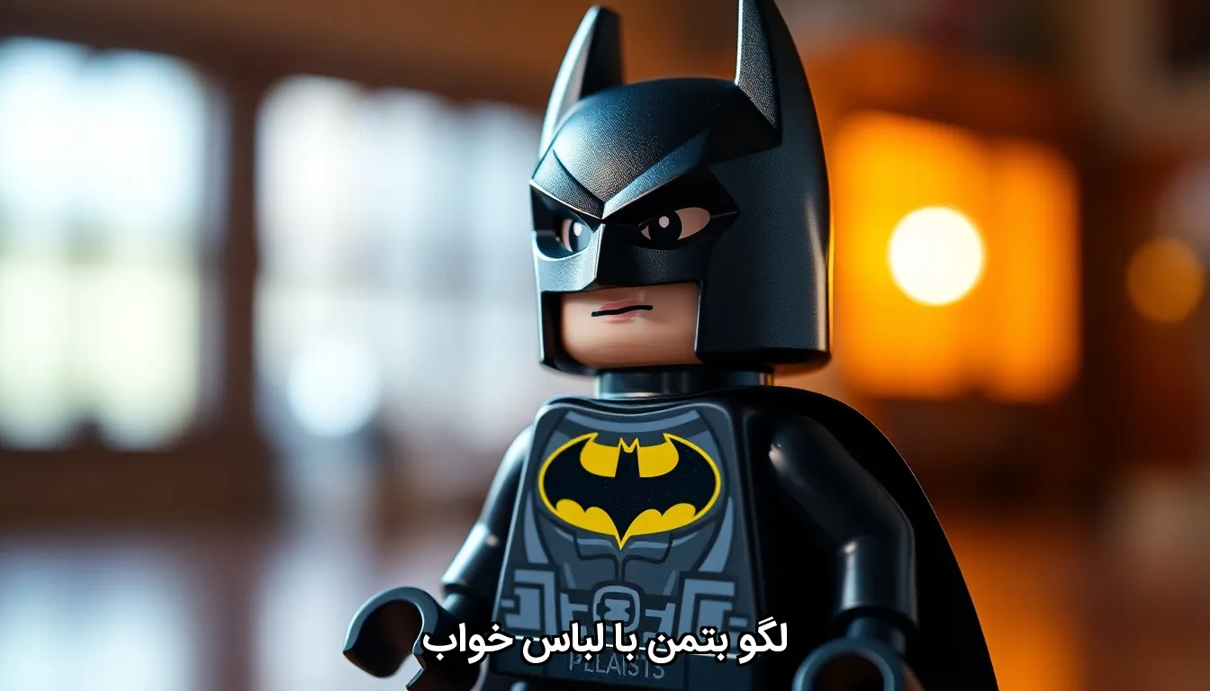 لگو بتمن با لباس خواب