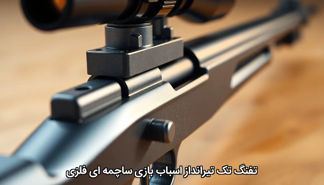 تفنگ تک تیرانداز اسباب بازی ساچمه ای فلزی