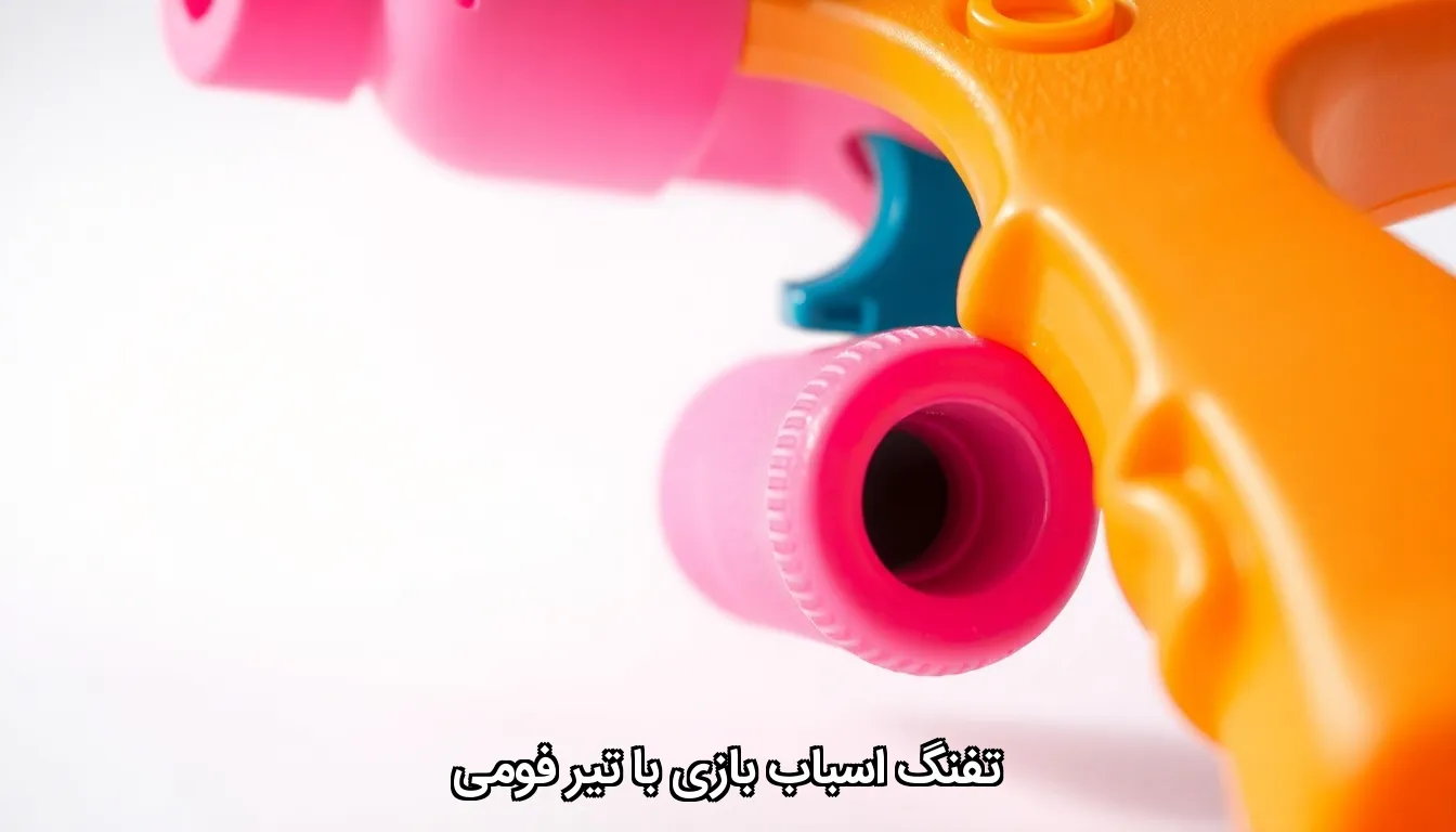 تفنگ اسباب بازی با تیر فومی