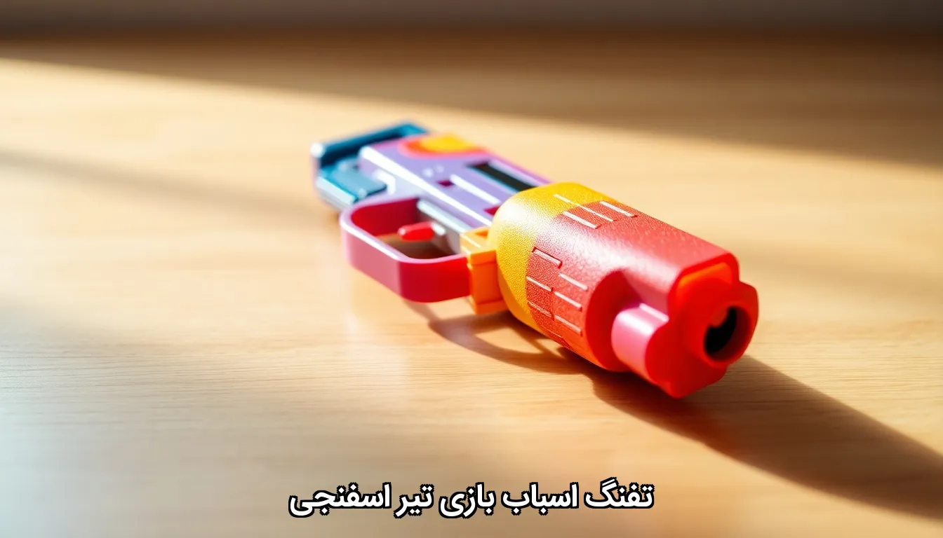 تفنگ اسباب بازی تیر اسفنجی