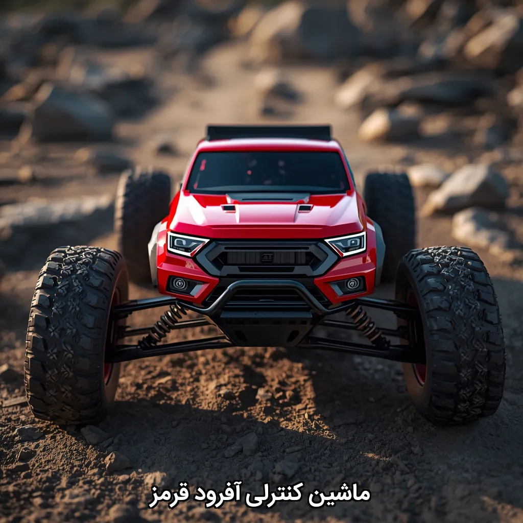 ماشین کنترلی آفرود قرمز