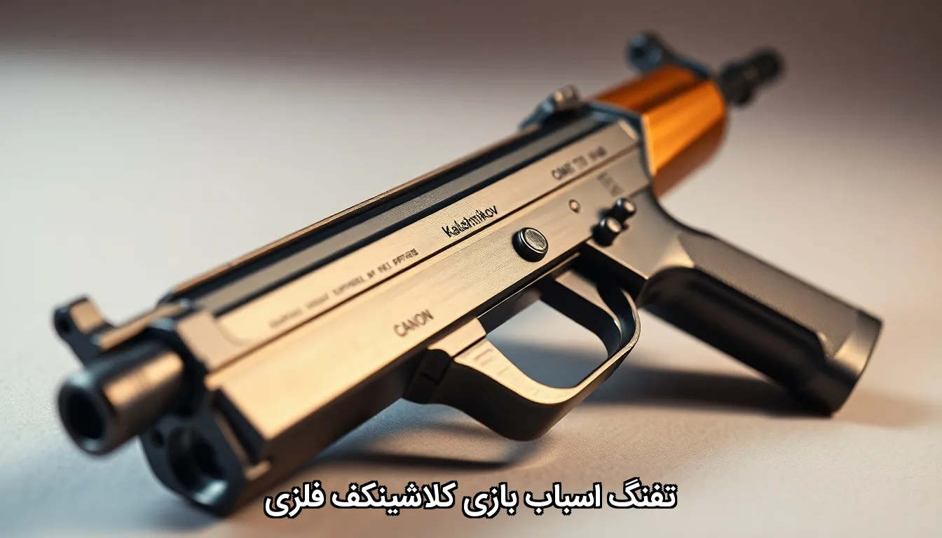 تفنگ اسباب بازی کلاشینکف فلزی