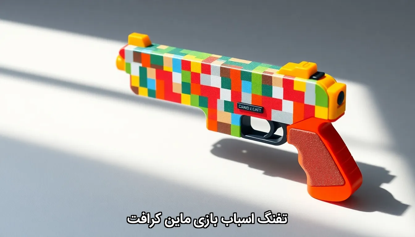 تفنگ اسباب بازی ماین کرافت