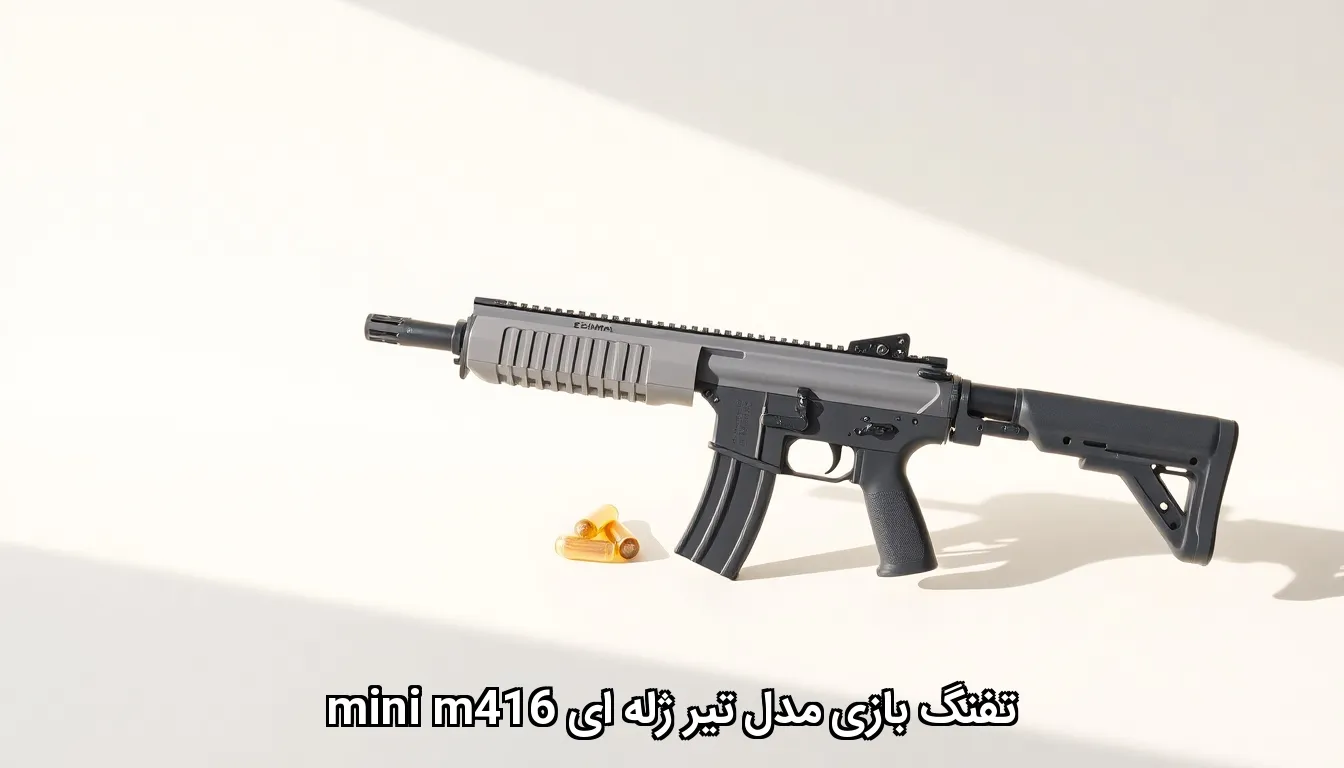 تفنگ بازی مدل تیر ژله ای mini m416