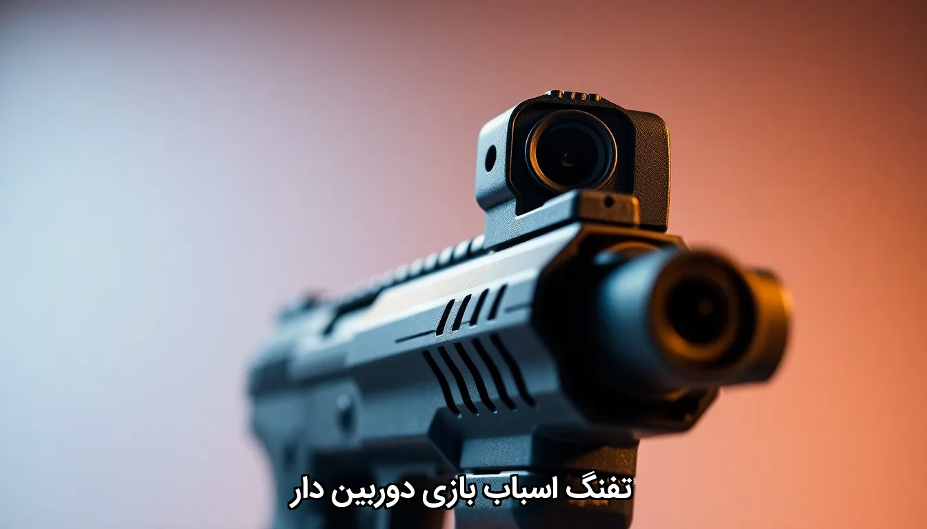 تفنگ اسباب بازی دوربین دار
