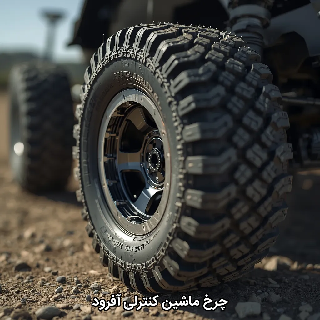 چرخ ماشین کنترلی آفرود