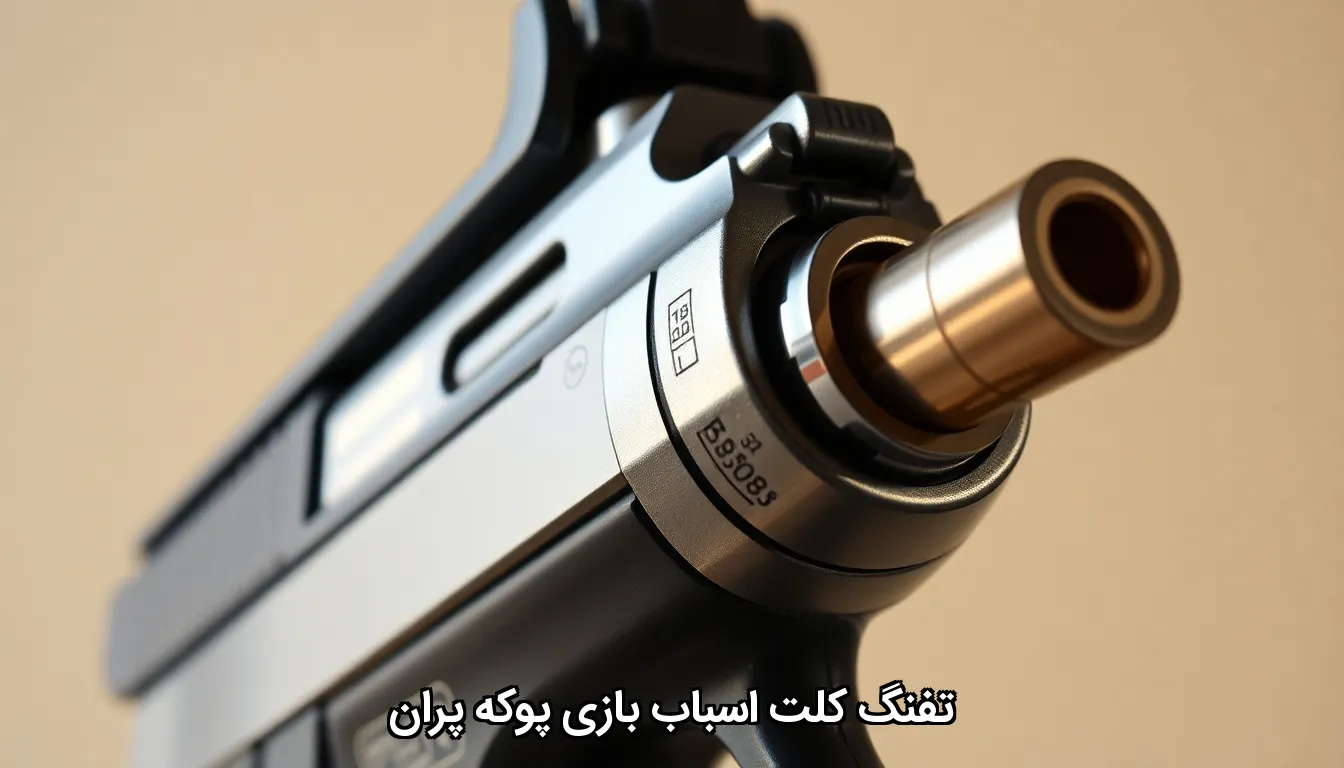 تفنگ کلت اسباب بازی پوکه پران