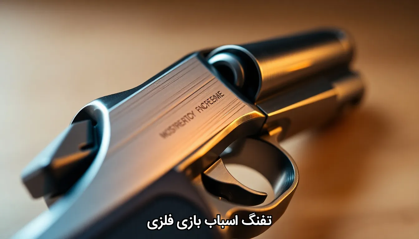 تفنگ اسباب بازی فلزی