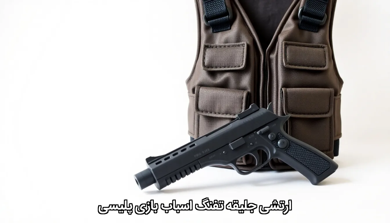 ارتشی جلیقه تفنگ اسباب بازی پلیسی