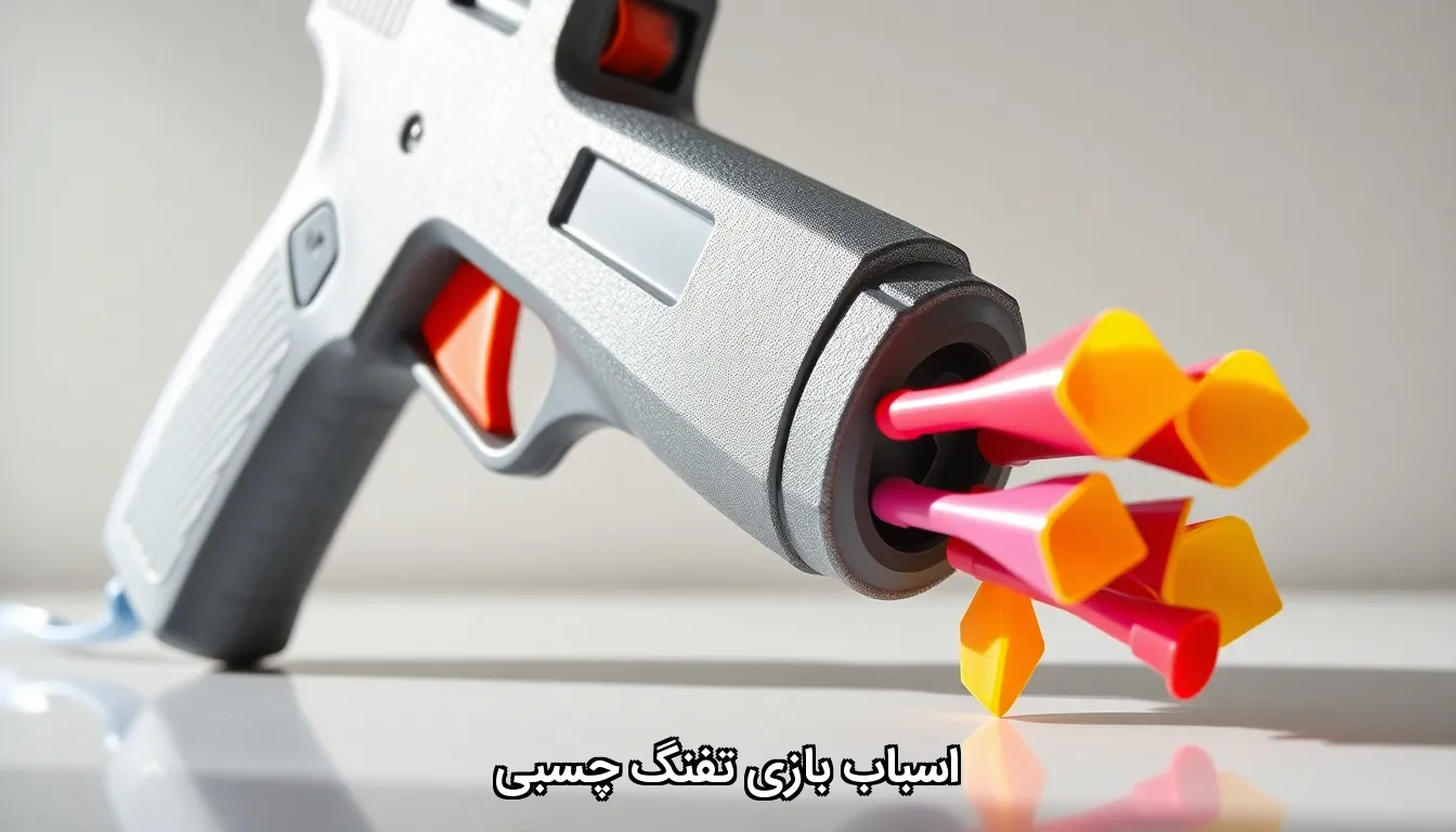 اسباب بازی تفنگ چسبی
