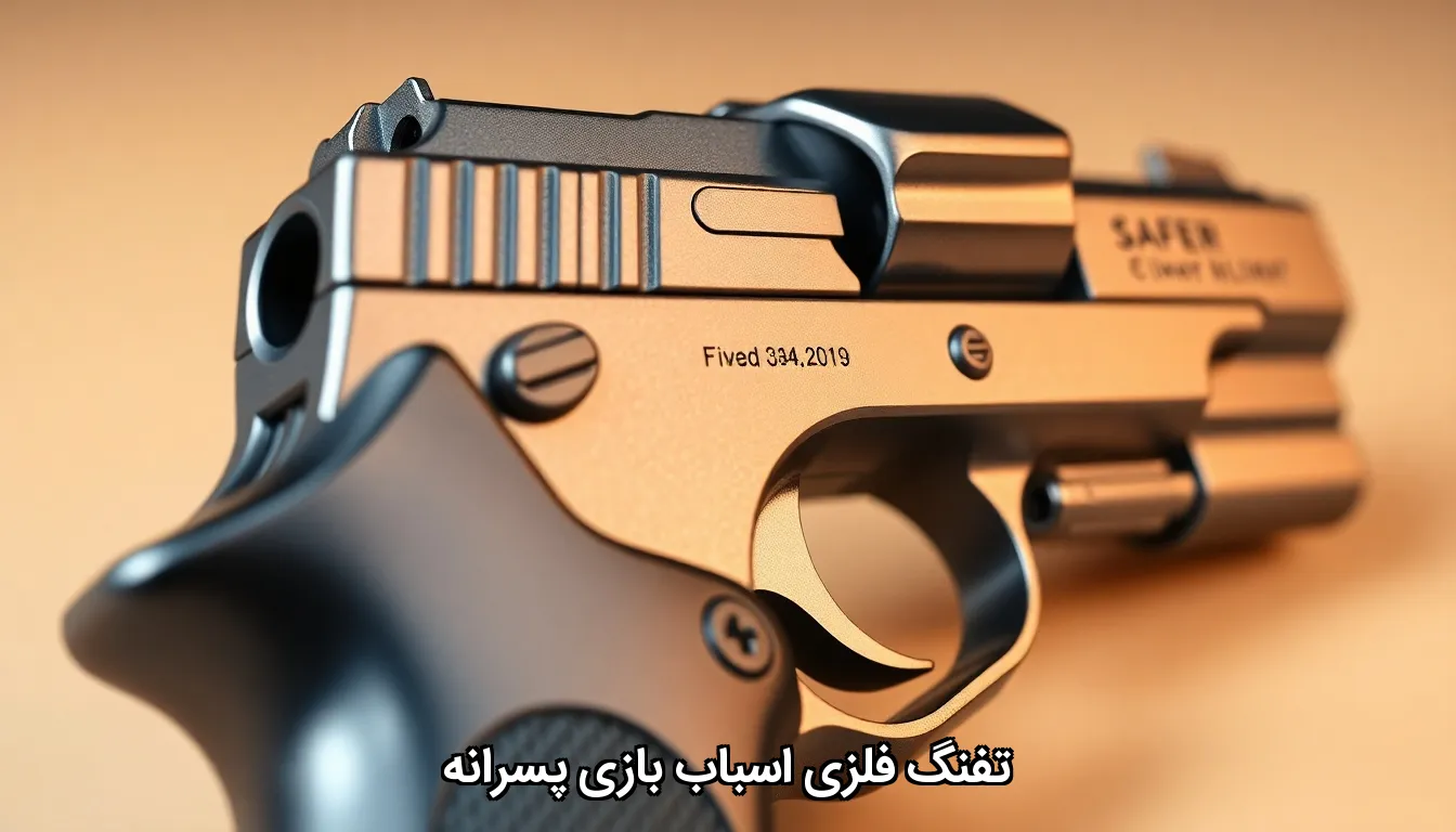 تفنگ فلزی اسباب بازی پسرانه
