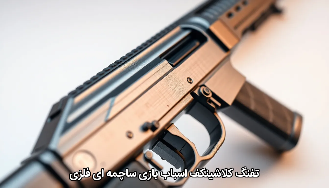 تفنگ کلاشینکف اسباب بازی ساچمه ای فلزی