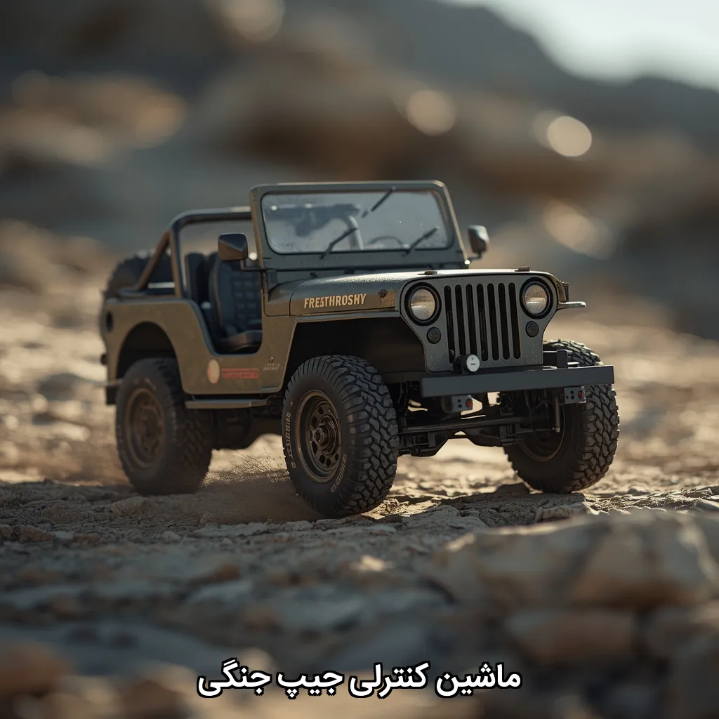 ماشین کنترلی جیپ جنگی
