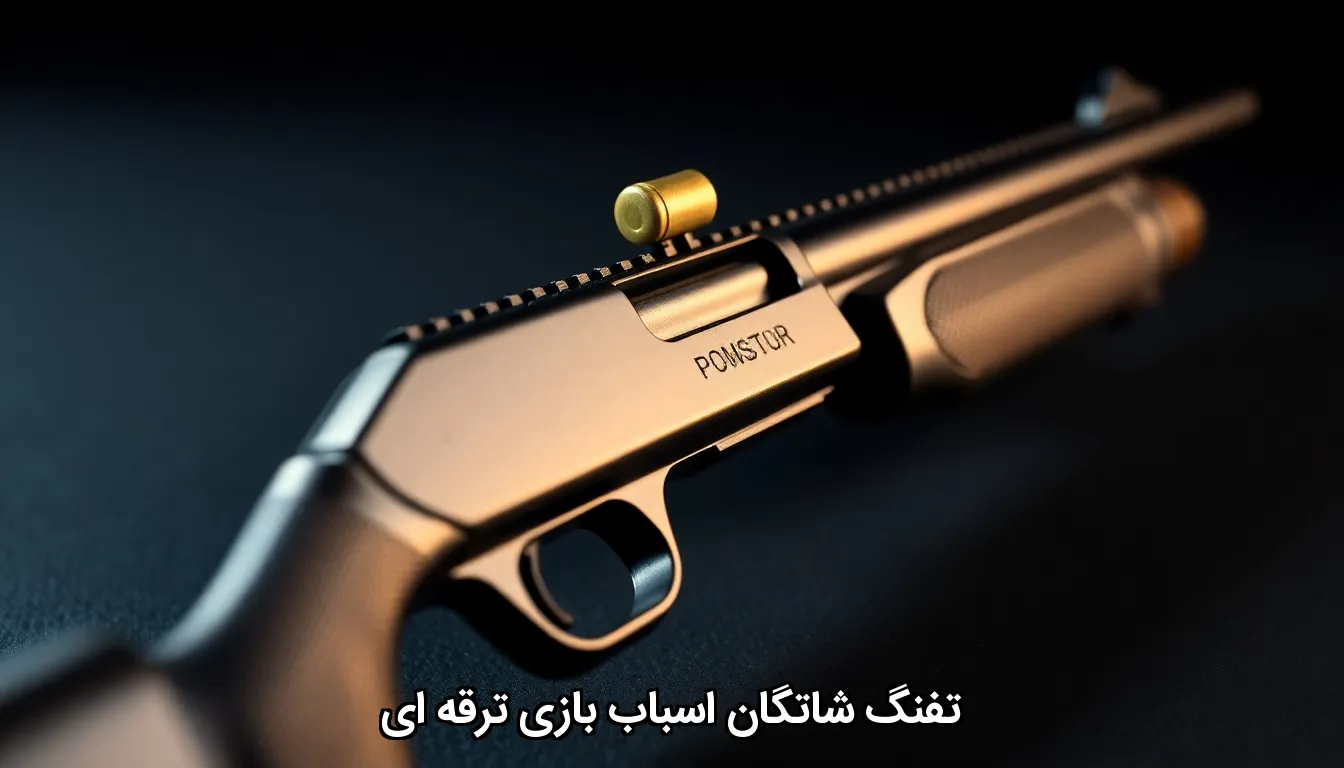تفنگ شاتگان اسباب بازی ترقه ای