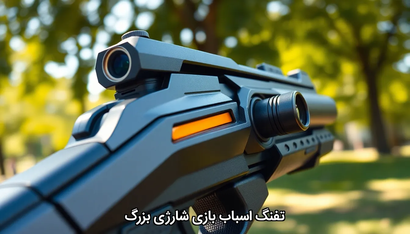 تفنگ اسباب بازی شارژی بزرگ