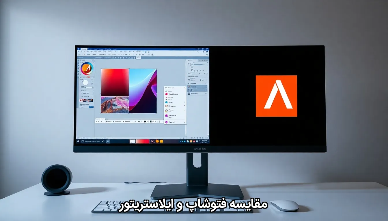 مقایسه فتوشاپ و ایلاستریتور