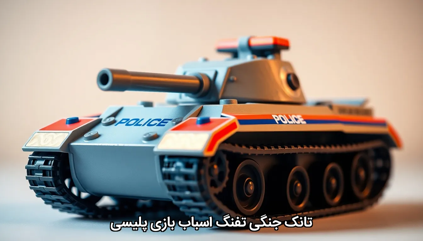تانک جنگی تفنگ اسباب بازی پلیسی