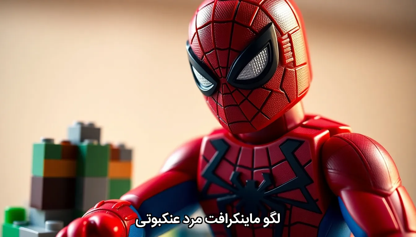 لگو ماینکرافت مرد عنکبوتی