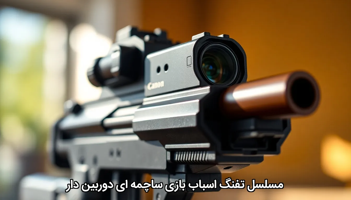 مسلسل تفنگ اسباب بازی ساچمه ای دوربین دار